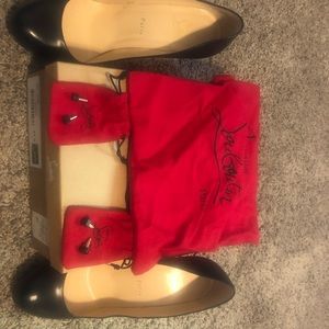 Christian Louboutin black filo 120 KID size 41.5(11.5) only worn 5times!